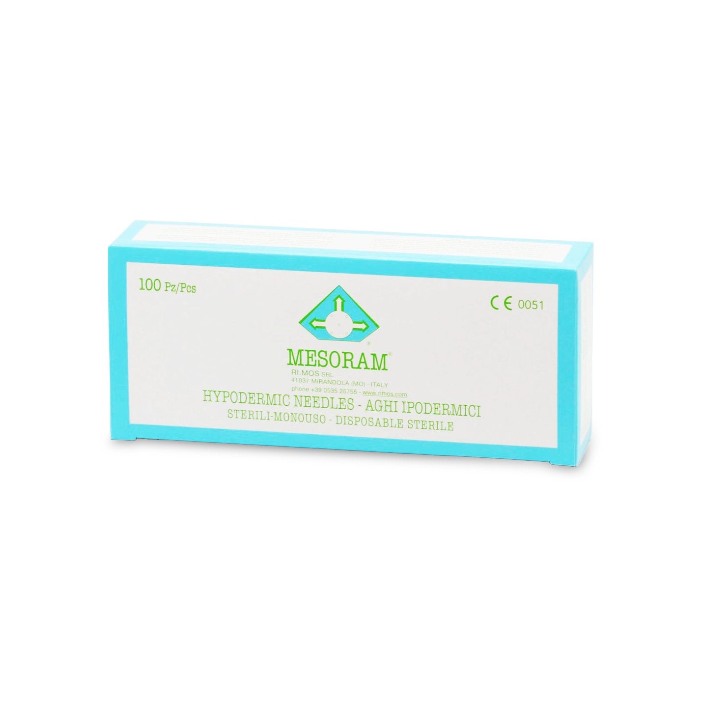 MESORAM - MESORAM Micro-Injektions-Nadeln 27G/0,40x4mm, 100 Stk. - DANYCARE