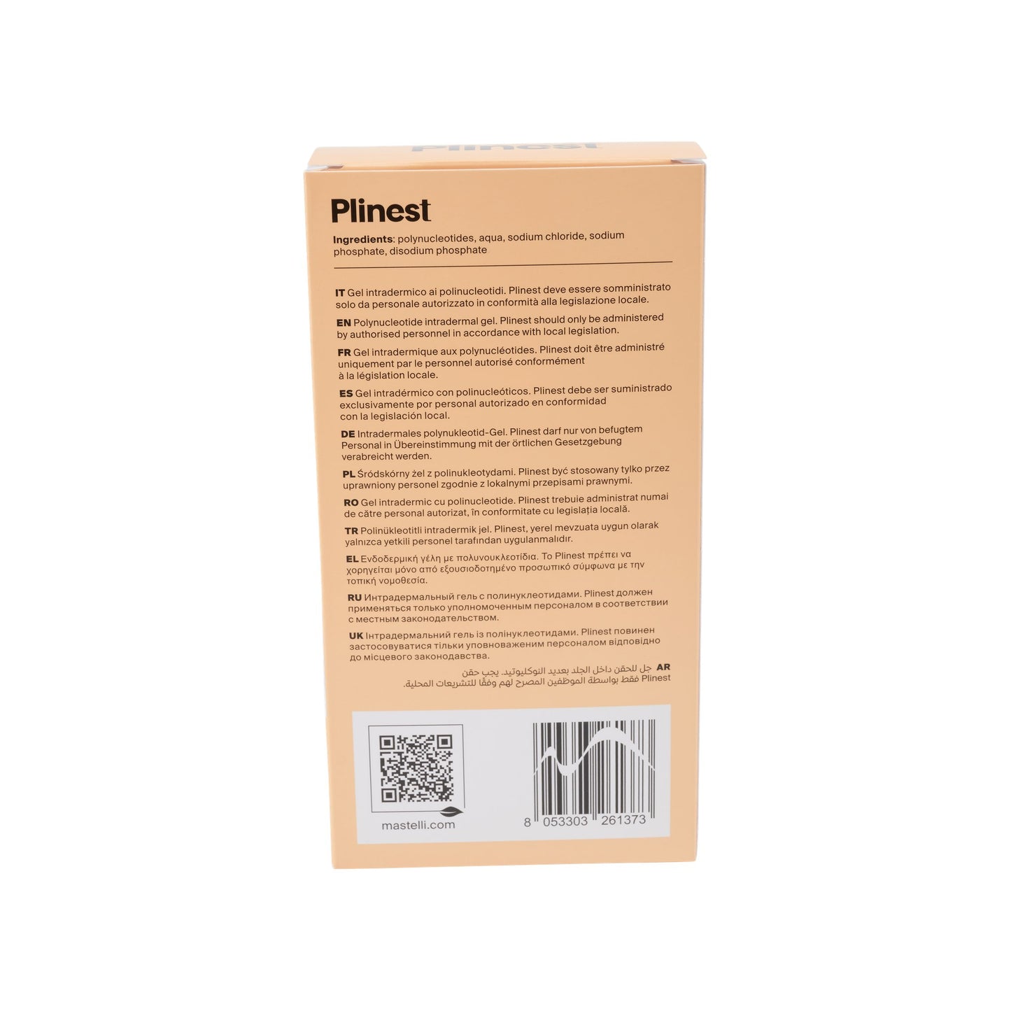 Plinest 1 x 2 ml – Rückansicht