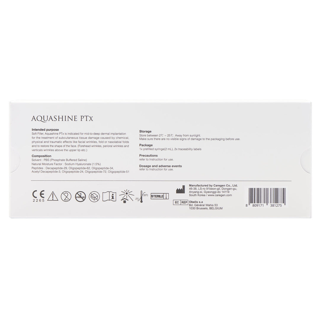Caregen - Aquashine PTx 1 x 2 ml - DANYCARE