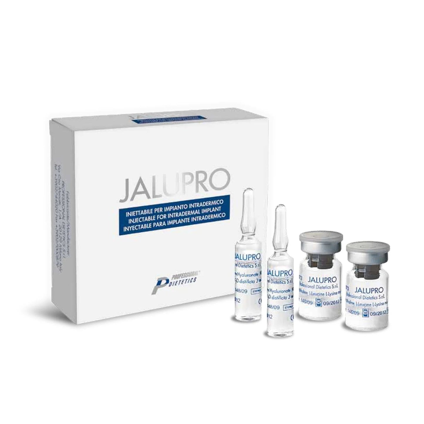 Professional Derma SA - Jalupro Dermal Biorevitalizer – 2 Ampullen à 30mg & 2 Flaschen à 100mg - DANYCARE