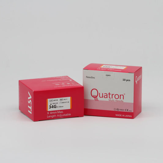 Quatron Multi-Needle 34G x 4 mm, 10 Stück