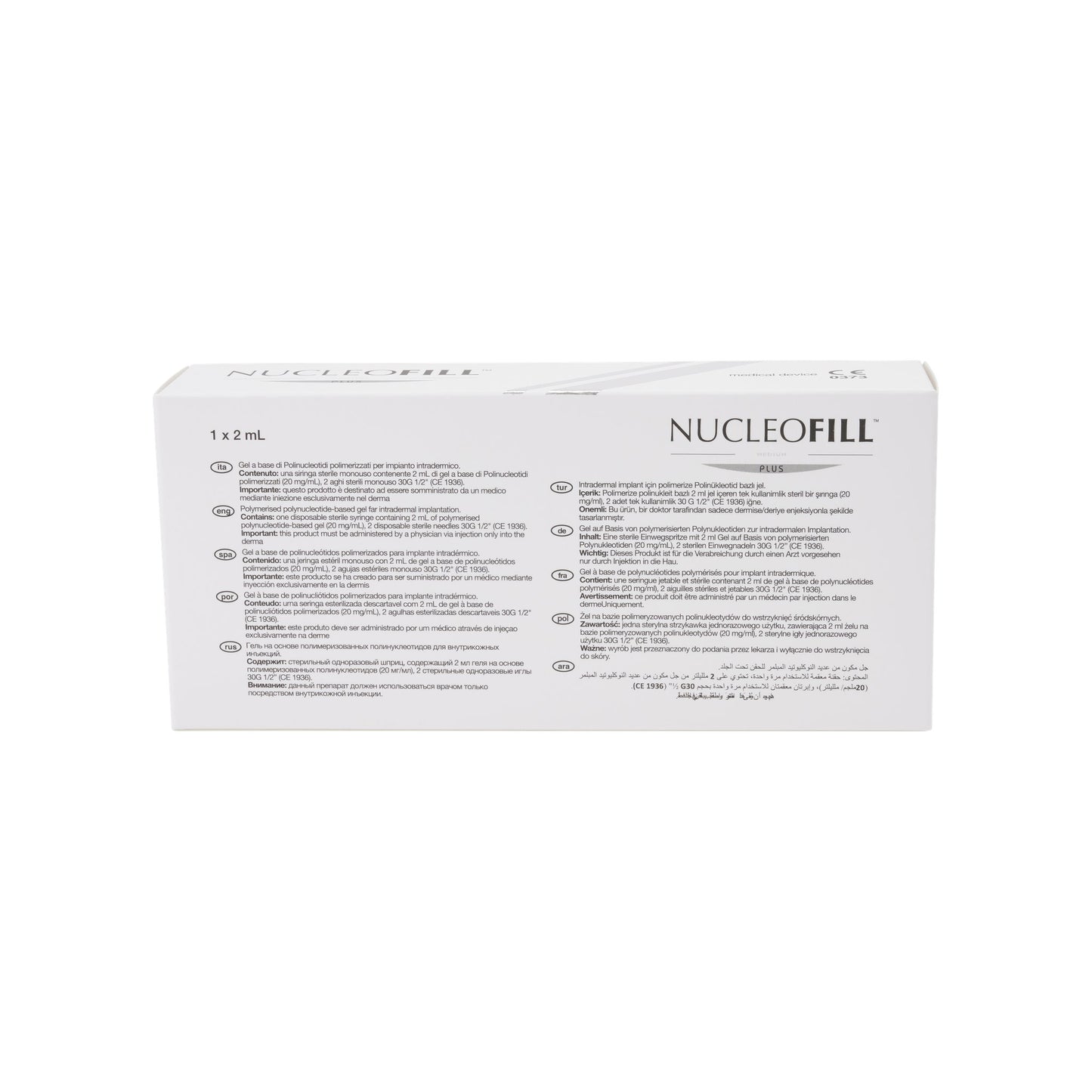 NucleoFill Medium Plus Hair | 1 x 2 ml – Rückansicht
