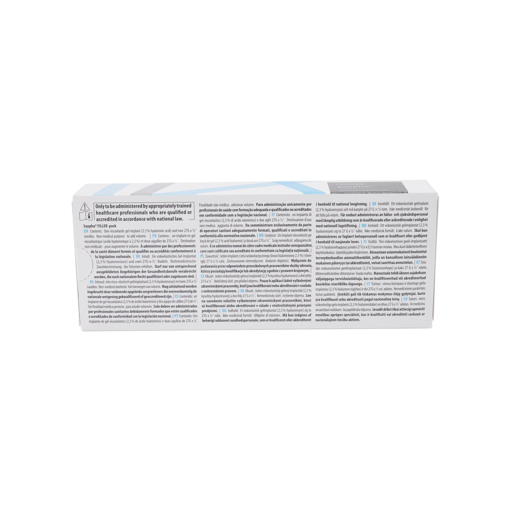 Saypha Filler 1 x 1 ml – Rückansicht