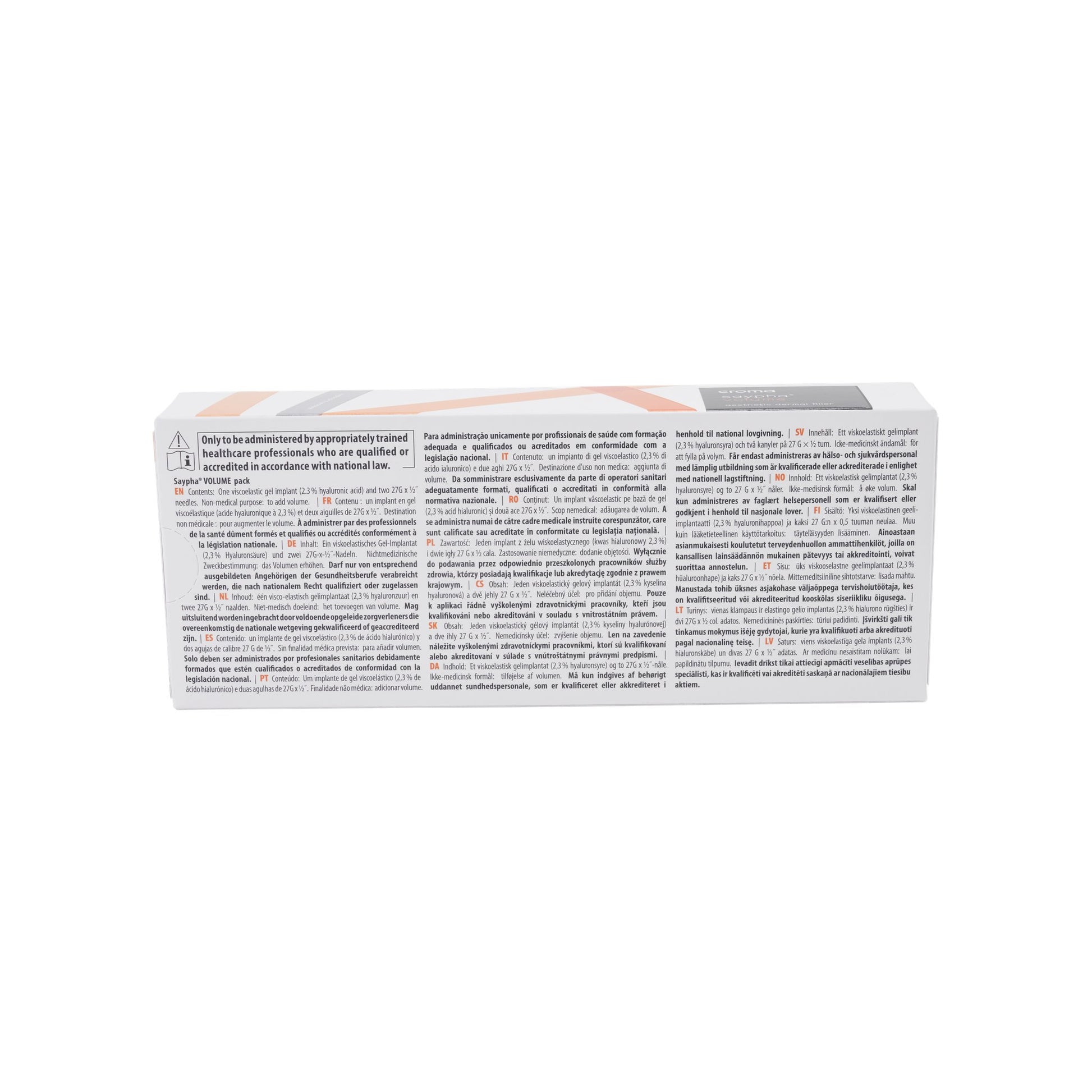 Saypha Volume 1 x 1 ml – Rückansicht