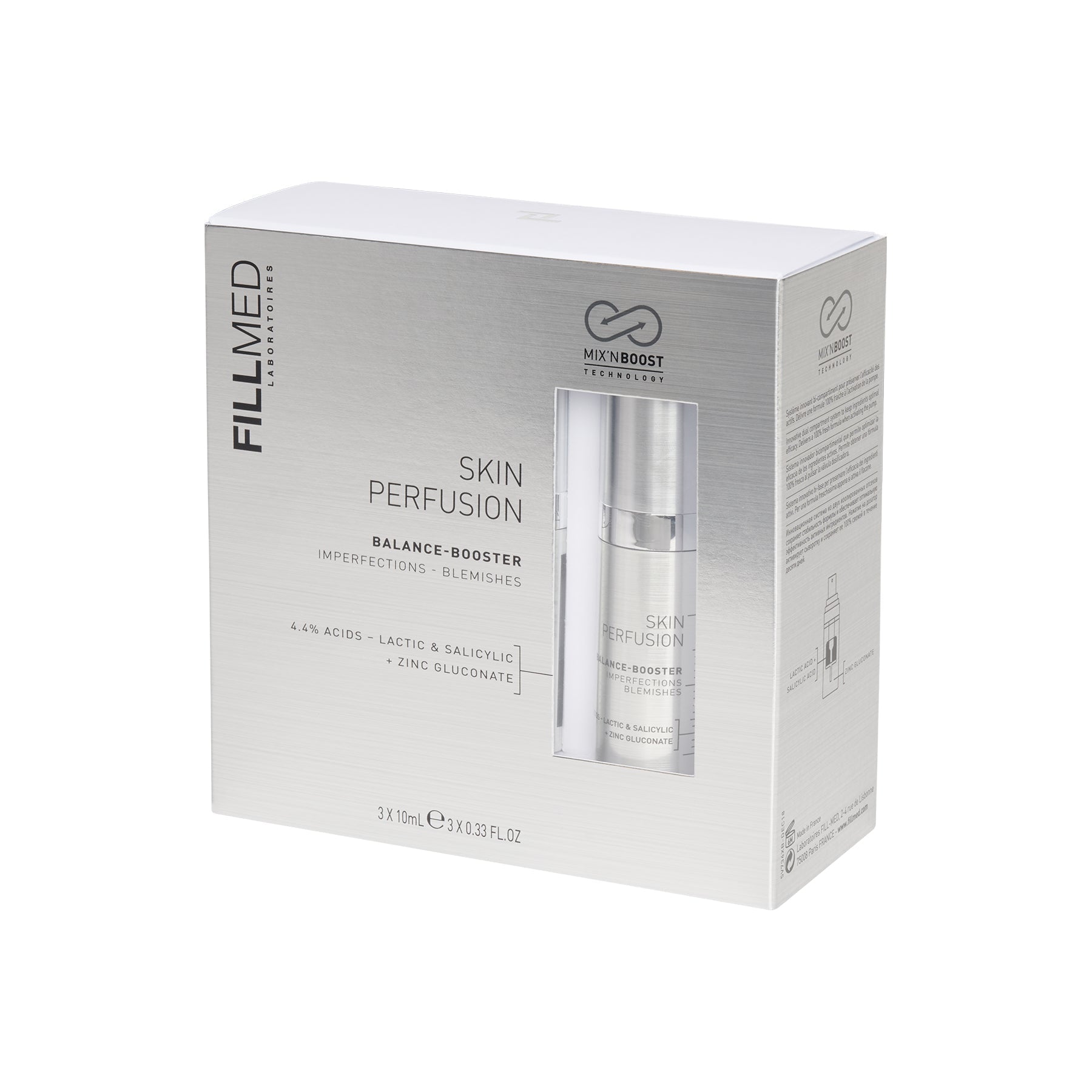 Laboratoires FIll-MED - Fillmed Skin Perfusion Balance-Booster 3 x 10 ml - DANYCARE