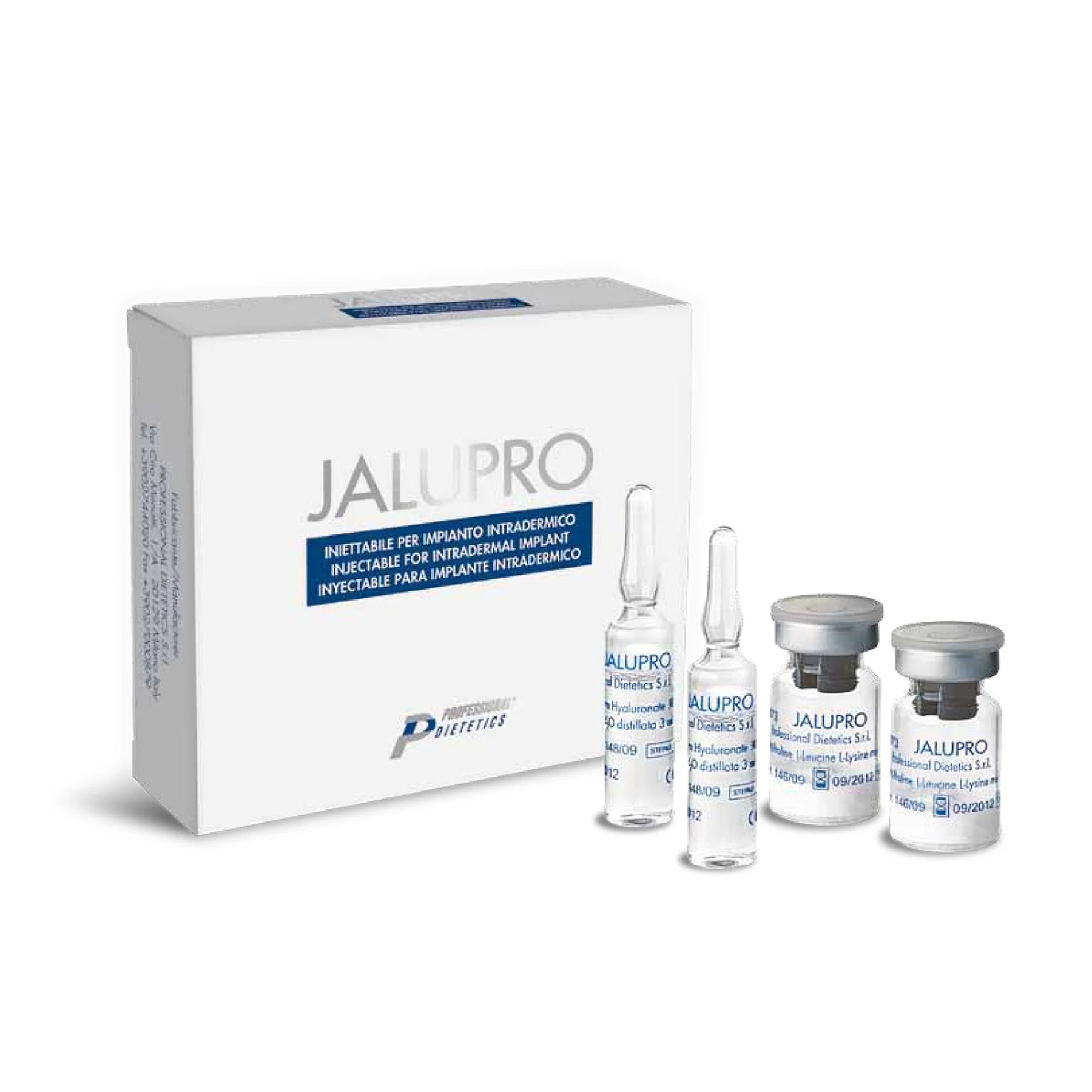 Professional Derma SA - Jalupro Dermal Biorevitalizer – 2 Ampullen à 30mg & 2 Flaschen à 100mg - DANYCARE