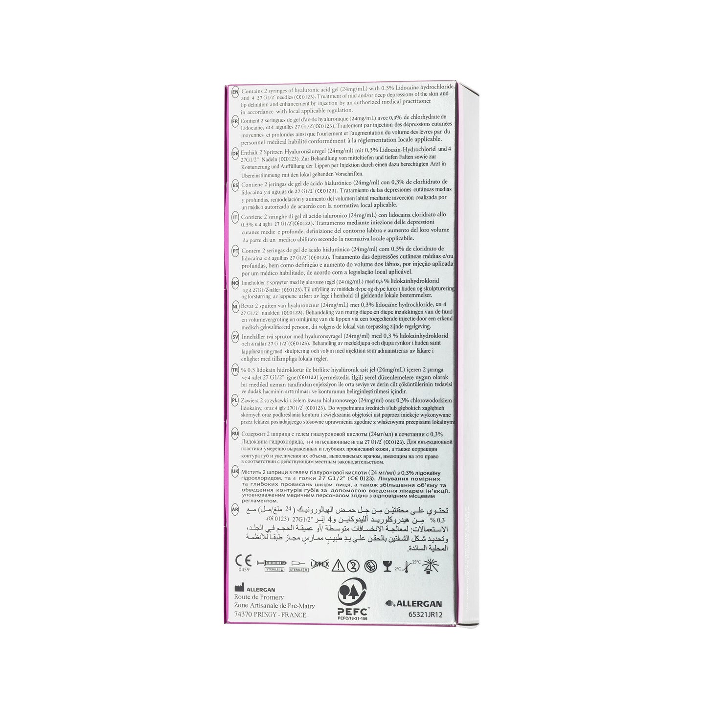 Allergan - Juvéderm Ultra 3 - DANYCARE