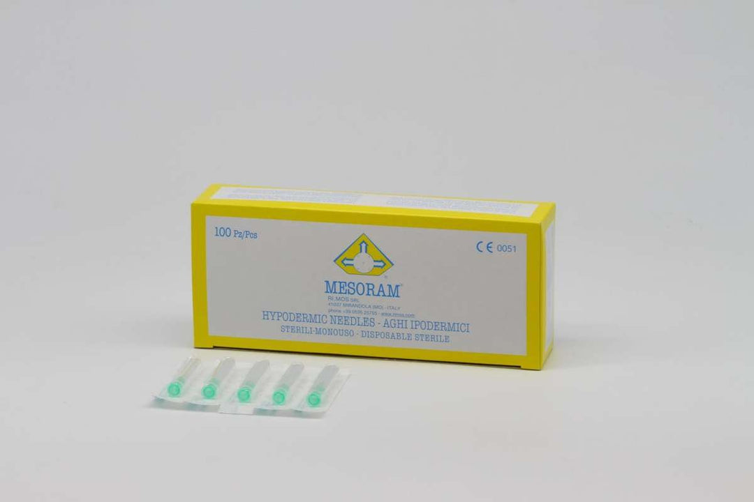 MESORAM - MESORAM Micro-Injektions-Nadeln 33G/0,20x4mm, 100 Stk. - DANYCARE