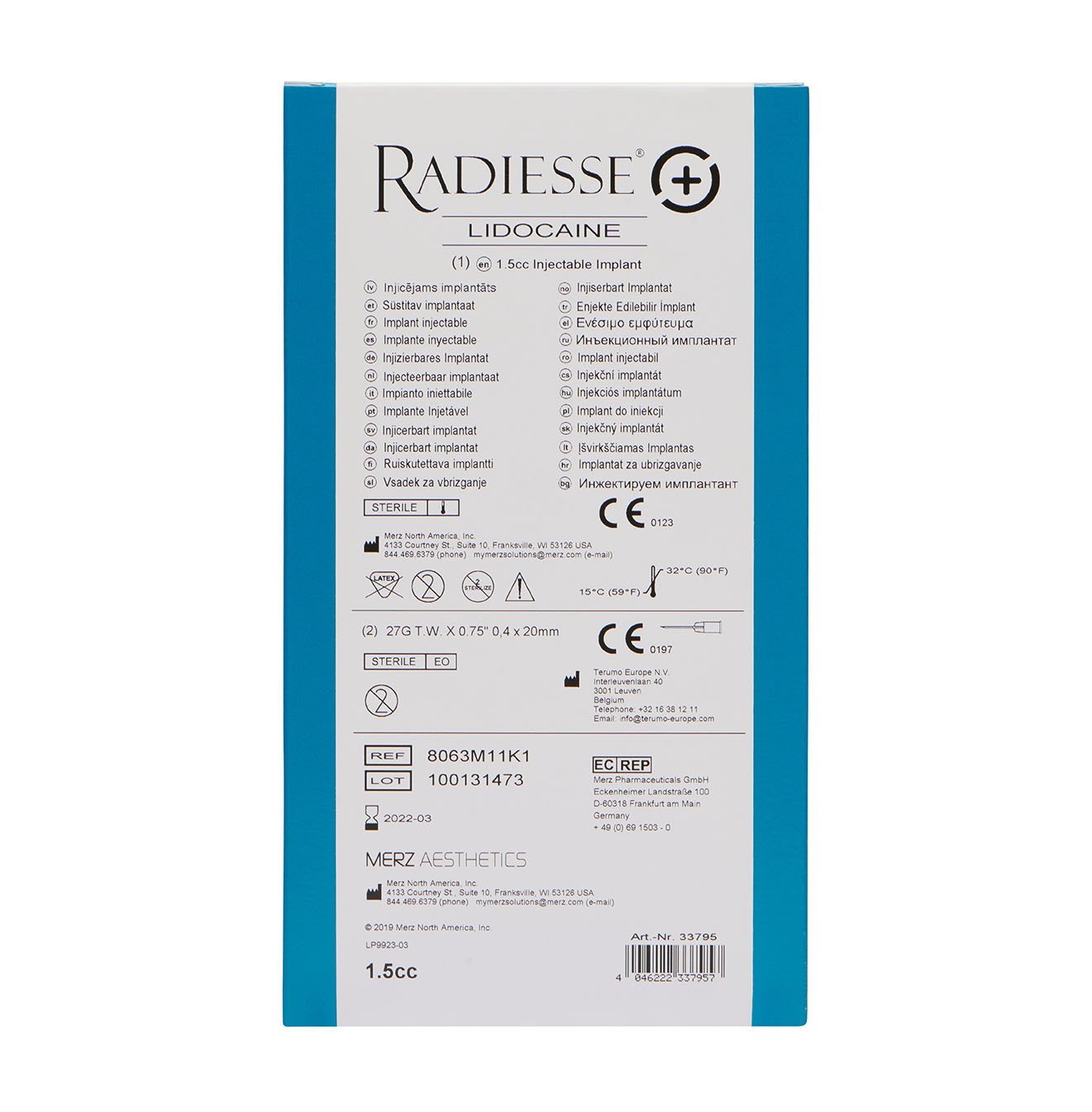 Merz - Radiesse Lidocaine Volume Advantage 1,5ml - DANYCARE